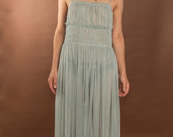 Mint Tulle Princess Dress - Zara Collection Retro