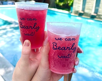 Personalized Cups, Shatterproof, Custom, Frost Flex Cups, Wedding Cups, Party Cups, Shower Cups, Monogramed Cups, Bachelorette Party, Roadie