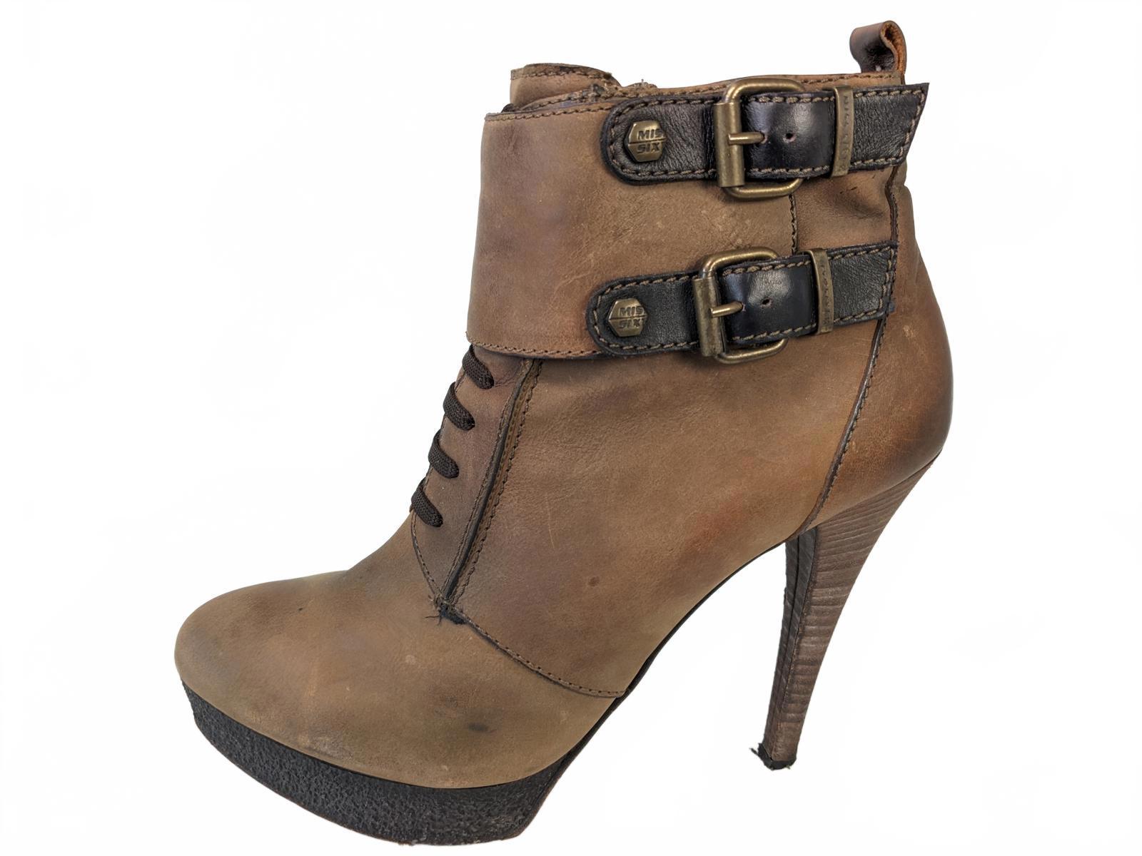 【MISS SIXTY】Belted boots Miss Sixty clip detail boots – Vival Studios