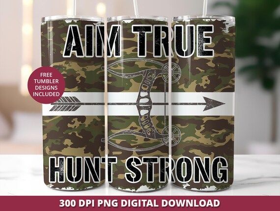Camo Hunting Tumbler Wrap, Seamless Camo 20oz Straight Tumbler Sublimation Digital Design Download,  Men's 20oz Sublimation PNG Tumbler Wrap