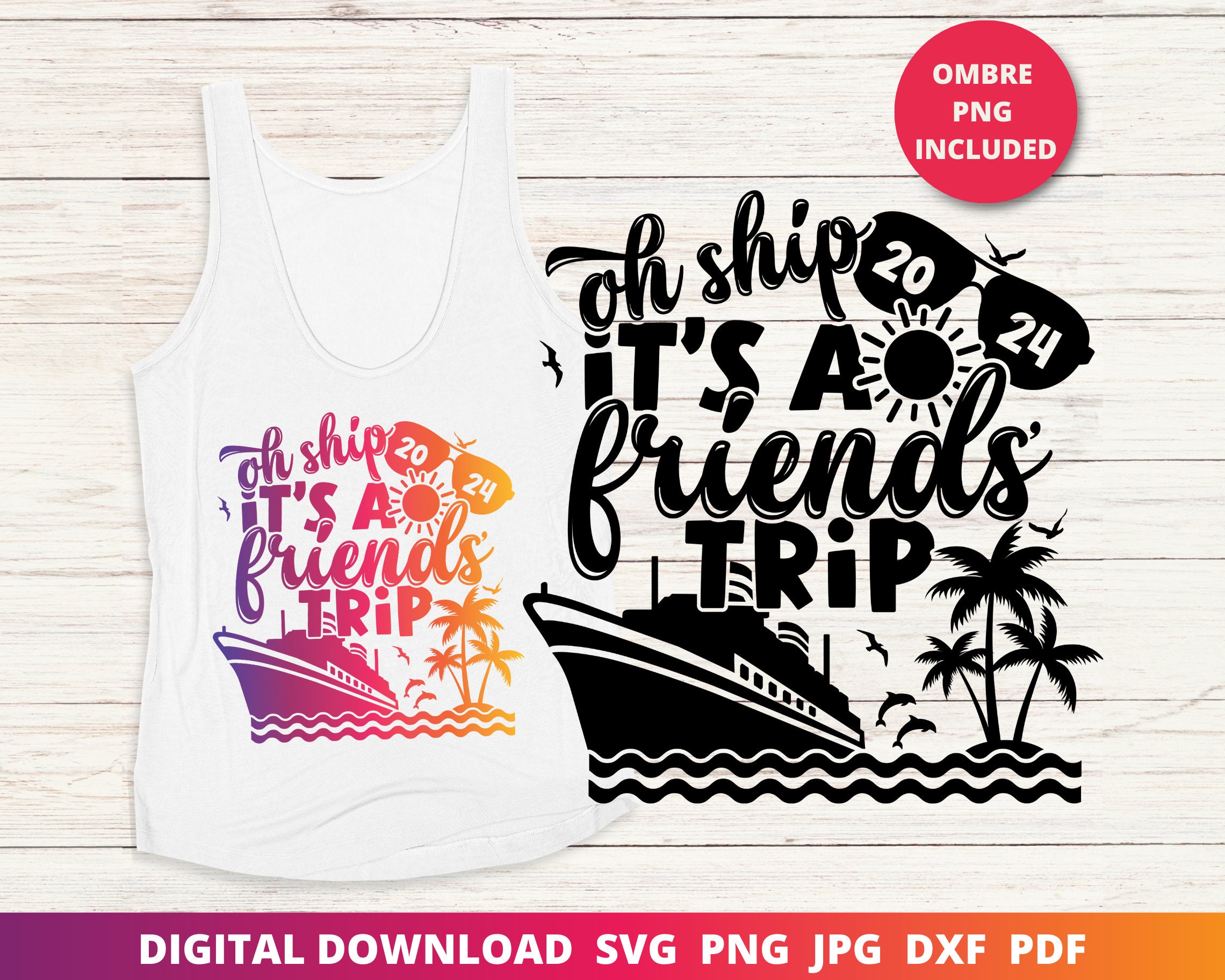 Traveling Best Friends Life Is Better On A Cruise With Best Friends - -  Wander Prints™