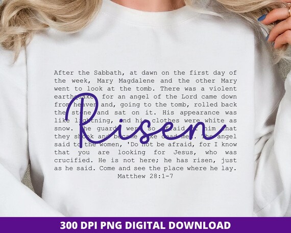 He is Risen Png, Bible Verse Easter Sublimation, Coquette Easter Png, Christian Sublimation Design, Matthew 28 Png, Faith Sublimation Png