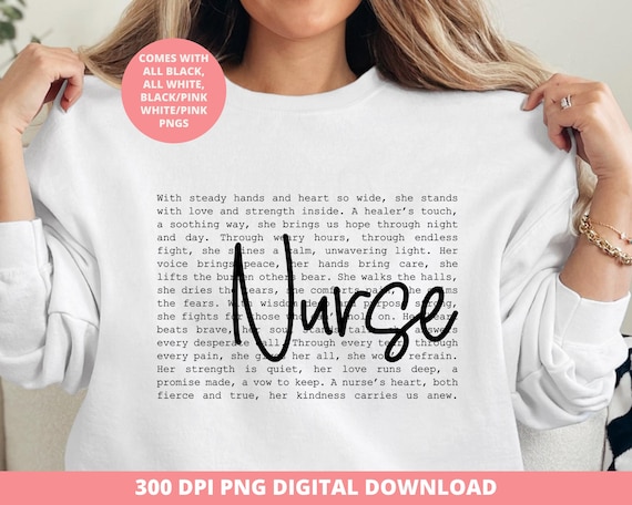 Nurse Words Png, Coquette Nurse Png, Cute Nurse Sublimation, Cute Nurse T-shirt Design, Gift for Nurse, Nurse Life Png, Registered Nurse Png