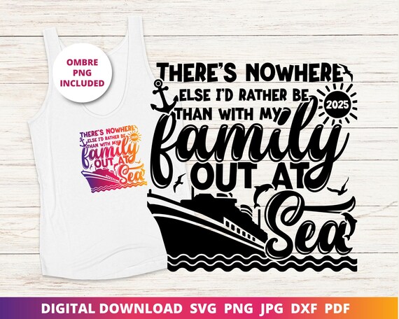 Family Cruise 2025 Svg, 2025 Cruise Svg, Matching Family Group Cruise Shirts, Family Vacation Png, Family Trip Svh, Cricut, Digital Download