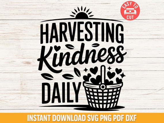 Harvesting Kindness SVG, Fall Teacher Shirt Design (Digital Files)
