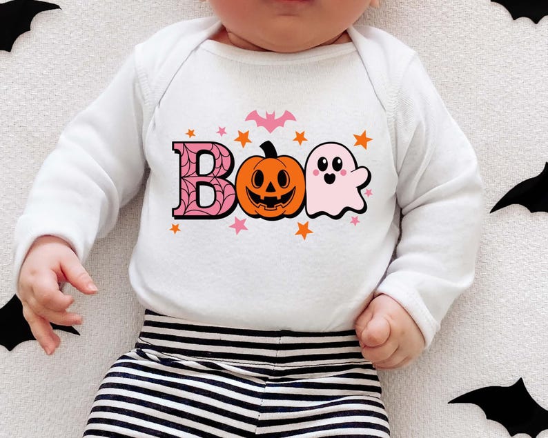 Boo Ghost Halloween SVG, Spooky Design Cricut Silhouette Cut File image 5