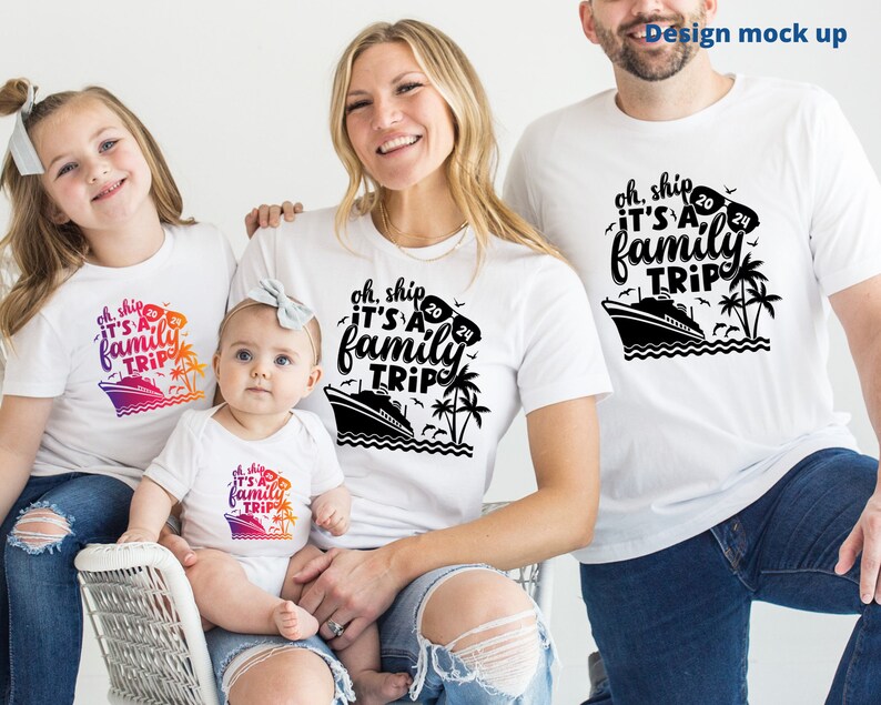 Oh Ship It's a Family Trip 2024 Svg Summer Vacation 2024 Etsy Finland