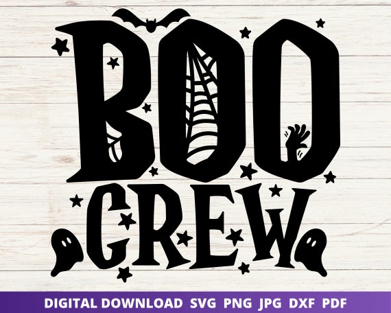 The Boo Crew Svg, Trick or Treat Svg, Teacher Halloween Svg, Halloween Shirt Svg, Halloween Family Shirts, Ghost Svg, Boo Svg, Spooky Svg