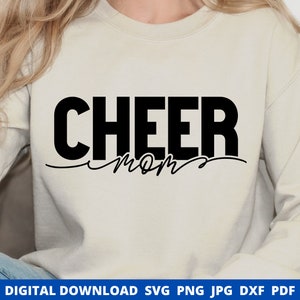 Cheer Mom Svg, Cheer Mama Svg, Cheer Shirt Svg, Cheer Mom Shirt, Crazy Proud Always Loud, Cricut Svg, Sublimation Png, Silhouette Dxf