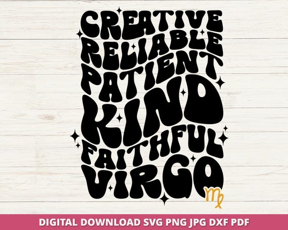 Virgo Svg, Virgo Birthday Svg, Virgo Girl Svg, Virgo Queen Svg, Astrology Png, Birthday Shirt, Zodiac Svg, Cricut Cut Files, PNG, DXF