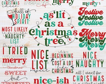 Sarcastic Christmas Svg Bundle Sarcastic Svg Bundle Funny Family Christmas Shirt Svg Sarcastic Funny Christmas Svg Funny Sarcastic Svg