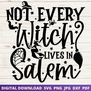 Lustige Hexe Halloween SVG, Gruselige Saison Shirt Design (Digitaler Download)