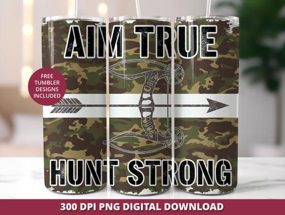 Camo Hunting Tumbler Wrap, 20oz Sublimation Design (Digital Download)
