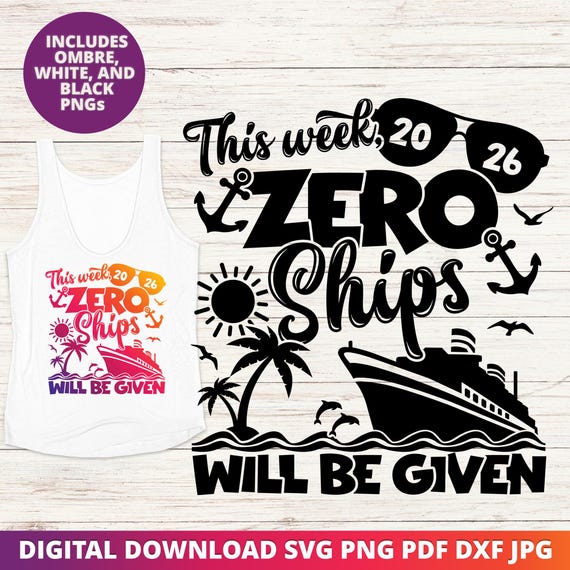Funny Family Cruise Vacation SVG 2026, Cruise Shirt Design PNG, Digital Download Cricut Silhouette