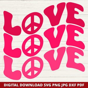 Valentijnsdag Svg, Valentijnsdag Svg, liefde Svg, vredesteken Svg