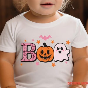 Boo Ghost Halloween SVG, Spooky Design Cricut Silhouette Cut File image 8