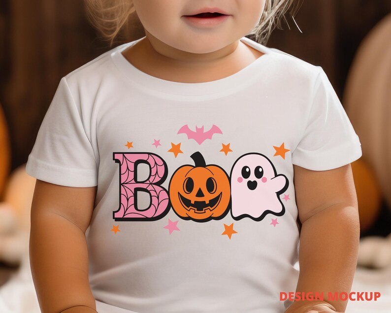 Boo Ghost Halloween SVG, Spooky Design Cricut Silhouette Cut File image 8