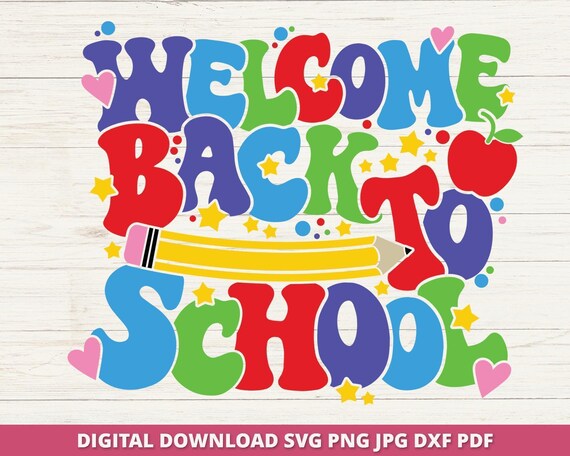 Retro Back To School SVG, Teacher Life, First Day (Digital Download)