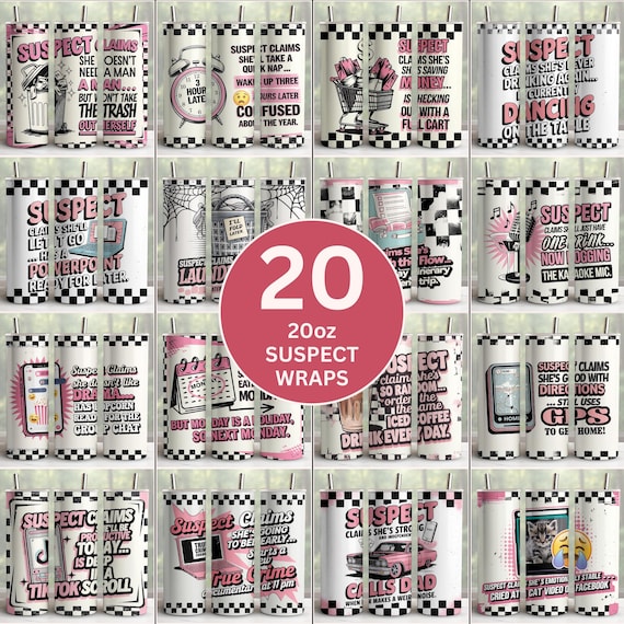 Sarcastic Mom Tumbler Wrap Bundle, Funny TikTok PNG Designs (Digital Download)