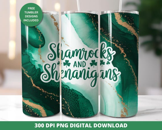 St Patricks Day 20oz Tumbler Wrap, Pattys Day 20 oz Sublimation Tumbler Wrap Png, Funny Paddy's Day 20 oz Tumbler Sublimation Skinny Design