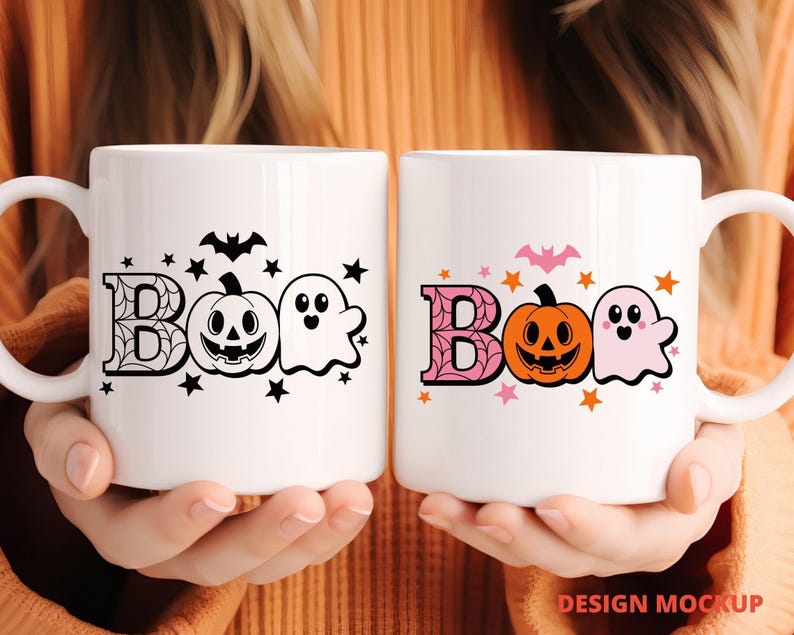 Boo Ghost Halloween SVG, Spooky Design Cricut Silhouette Cut File image 6
