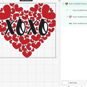 XOXO Svg Hugs and Kisses Svg Valentine's Day Svg - Etsy