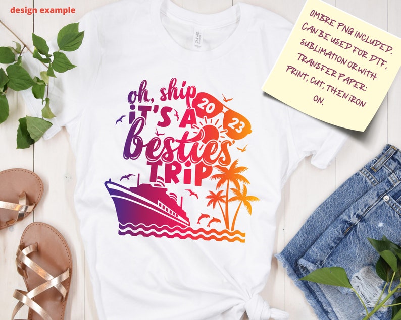 Oh Ship It's a Besties' Trip Cruise 2023 Svg Friends - Etsy