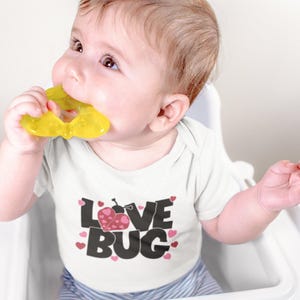 Love Bug Valentine SVG, Heart Ladybug Shirt Design (Digital Files) image 4