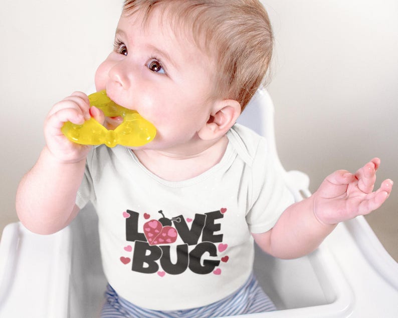 Love Bug Valentine SVG, Heart Ladybug Shirt Design (Digital Files) image 4