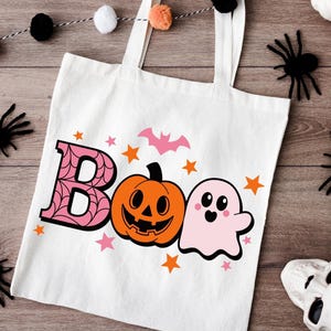 Boo Ghost Halloween SVG, Spooky Design Cricut Silhouette Cut File image 3