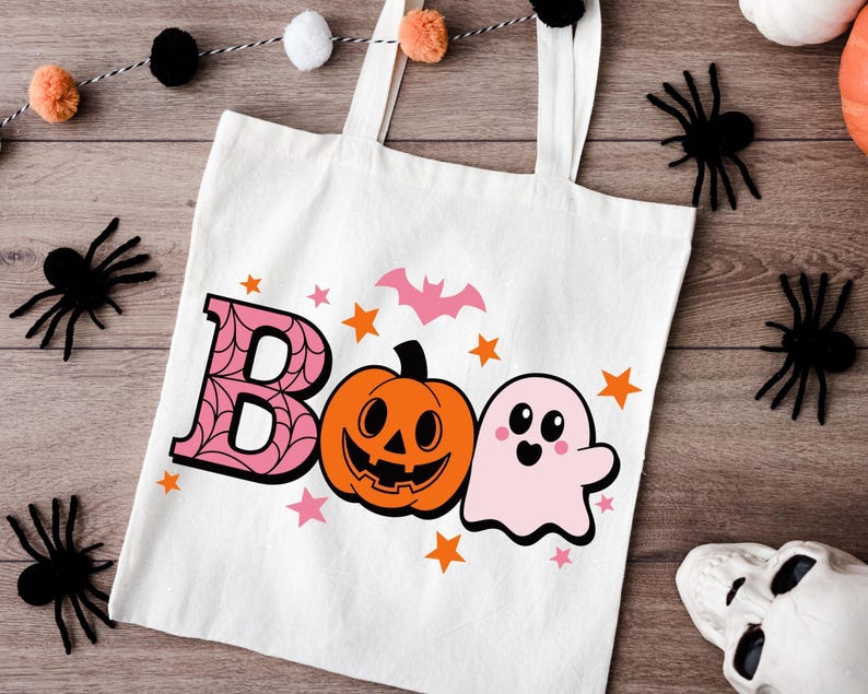Boo Ghost Halloween SVG, Spooky Design Cricut Silhouette Cut File image 3