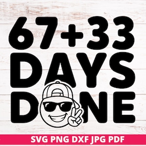 100:e skoldagen SVG, rolig 6 7 lärare elev t-shirt design (digital fil)
