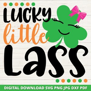 Cutest Clover in the Patch SVG, Girls St Patrick's Day Shirt, Cricut Silhouette Cut File