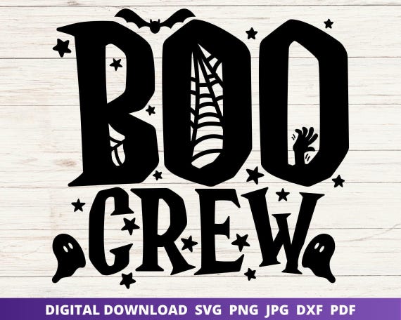 The Boo Crew SVG, Halloween Family Shirts (Digital Download)