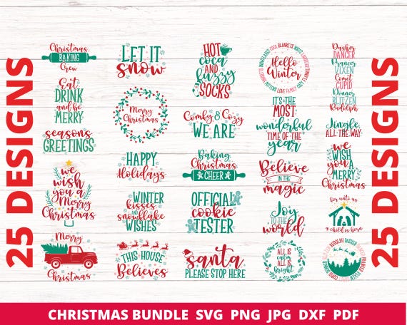 Christmas Svg Bundle, Christmas Shirt Svg, Family Christmas Svg, Christmas Bundle Svg, Happy Holidays Svg, Santa Svg, Commercial Use