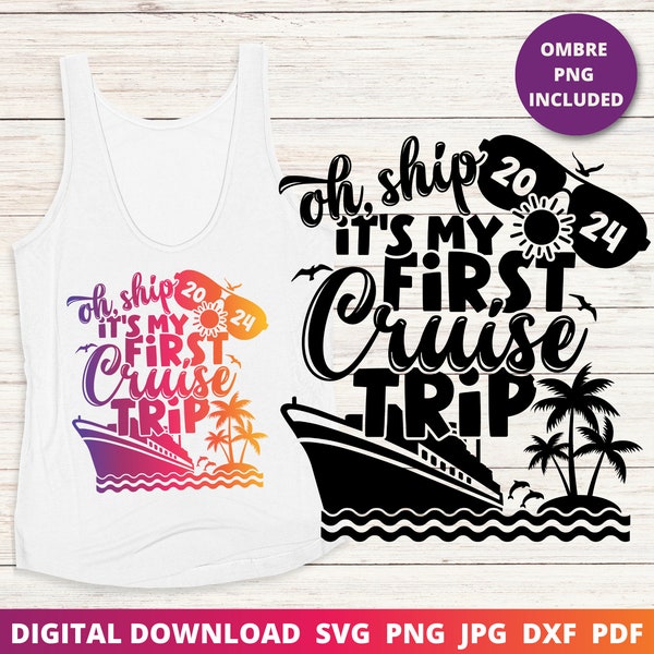 My First Cruise Toddler T-Shirt - Cute Vacation Souvenir Tee For Boys & Girls