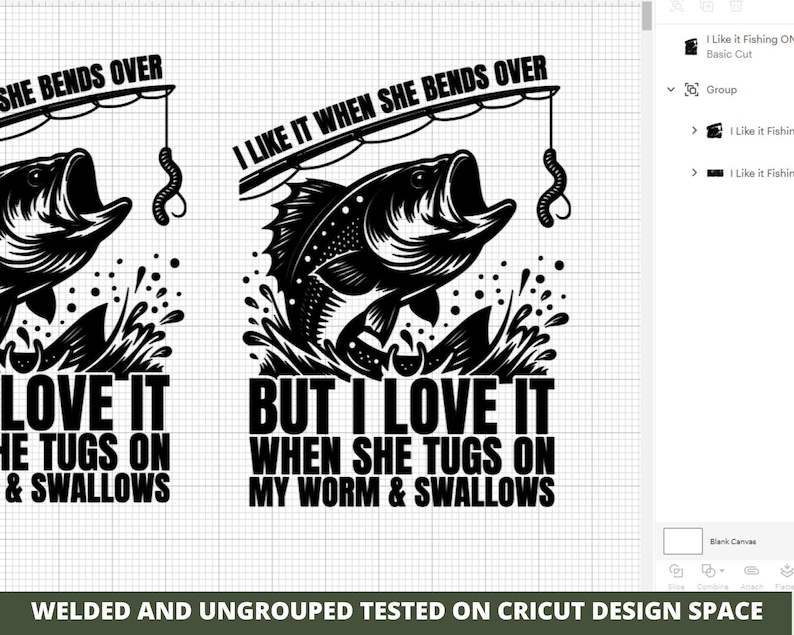 Fischen Papa SVG, lustiges Fischen Shirt Design, Cricut Silhouette Schnitt Datei Bild 2