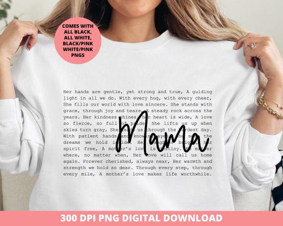 Coquette Mama PNG, Mother's Day T-Shirt Design (Digital Download)