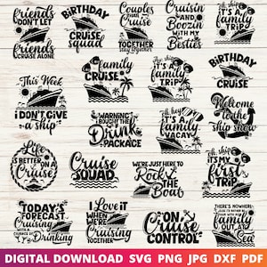 Cruise Ship Bundle, First Cruise Svg, Cruise Shirt Svg Bundle, Cruise Squad Svg, Family Cruise Svg, Cruise Shirts Svg, Cruise Sublimation