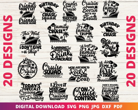 Cruise Ship Bundle, First Cruise Svg, Cruise Shirt Svg Bundle, Cruise Squad Svg, Family Cruise Svg, Cruise Shirts Svg, Cruise Sublimation
