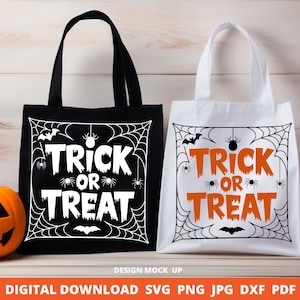 Halloween Trick Or Treat Svg, Spooky Svg, Halloween Shirt Svg, Bag Of Treats Svg, Boo Svg, Spooky Halloween Svg, Halloween Clipart, Cricut