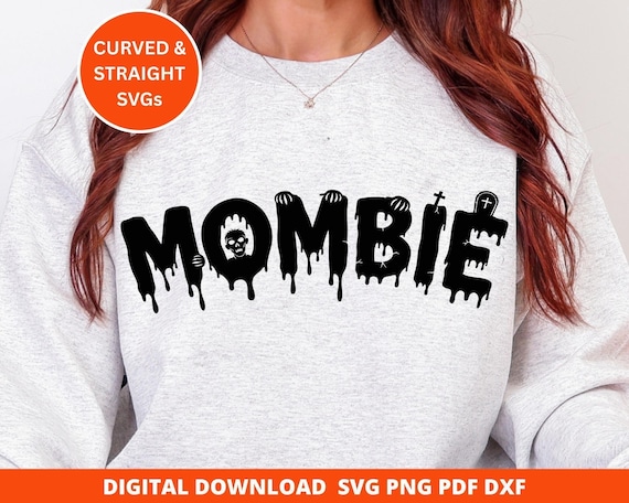 Mombie University SVG: Funny Zombie Mom Halloween Design (Digital Download