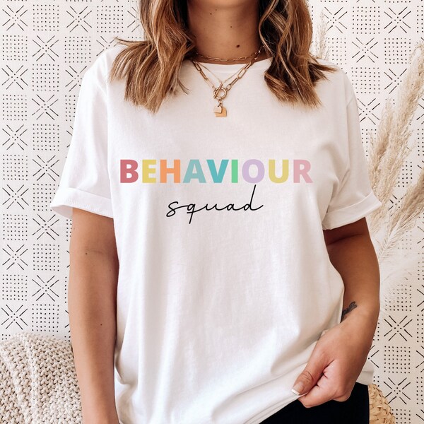 Behaviour Squad TShirt, Behavior Analyst, ABA Shirt, ABA Therapist Shirt, Applied Behavior Analysis Shirt, BCBA gift, teacher gift