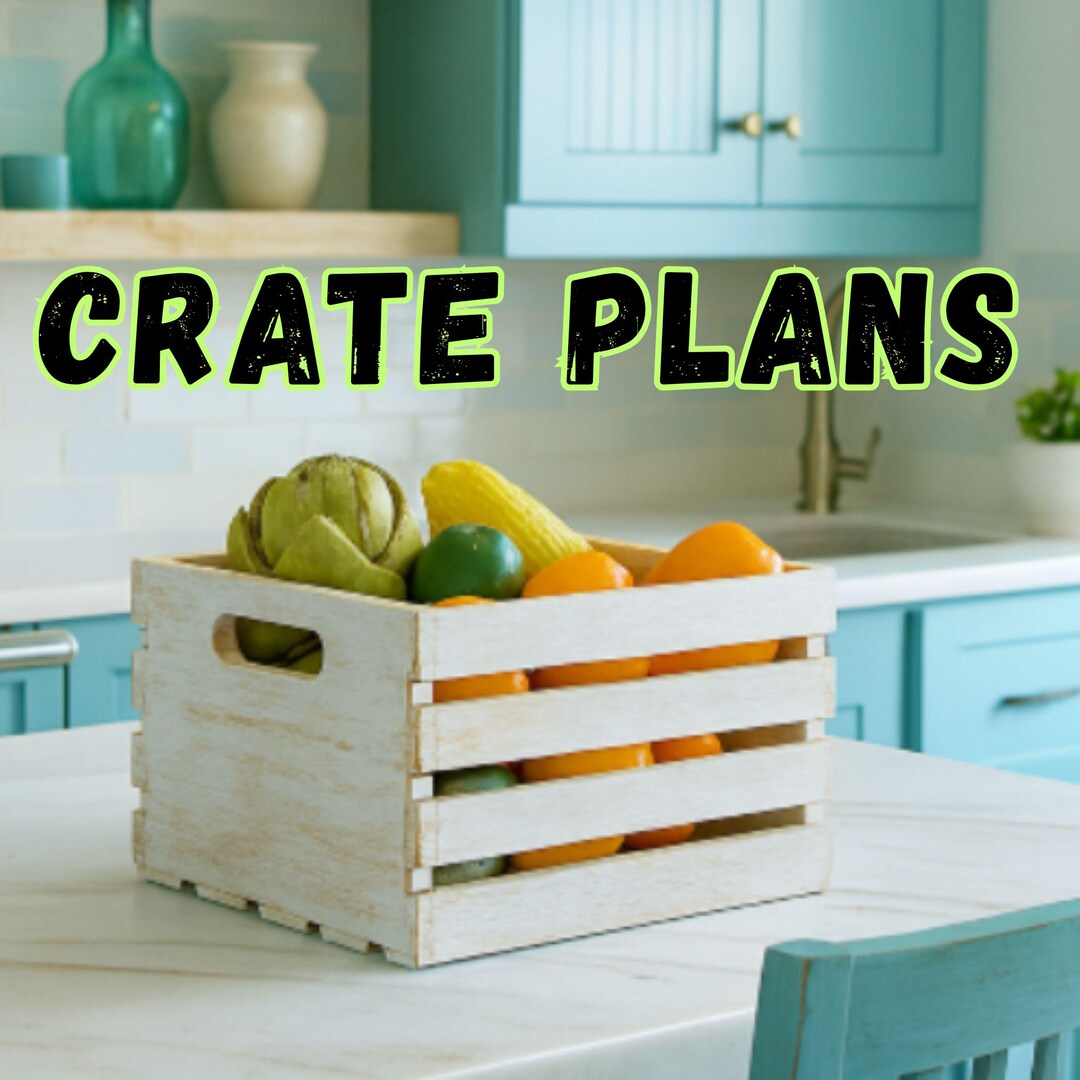 Rustic Wooden Nesting Crate – Build Plan (PDF) - Etsy