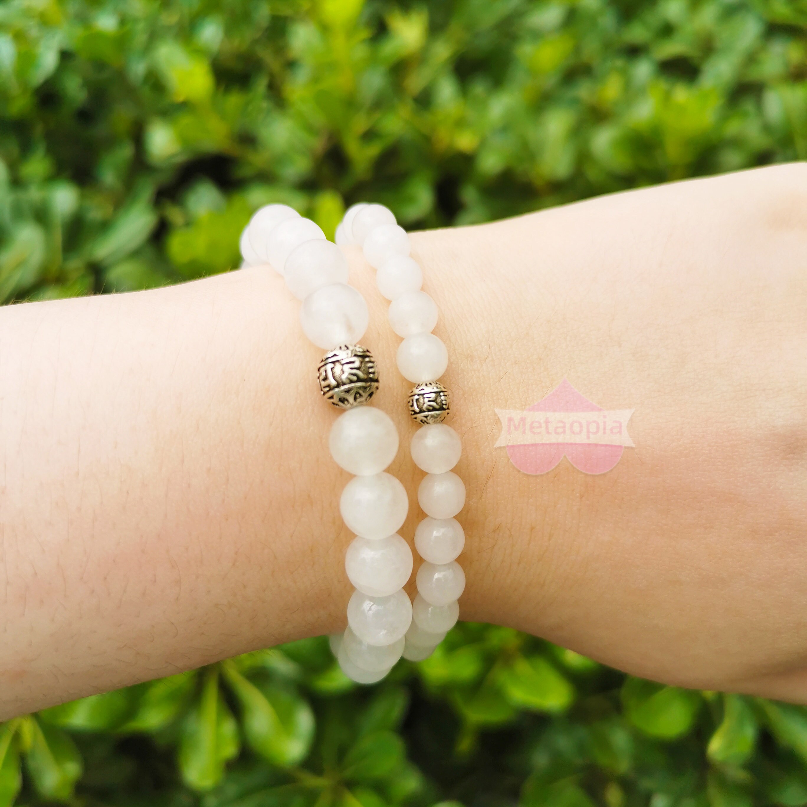 AESPA Ningning's White Quartz Bracelet, Couple Bracelet
