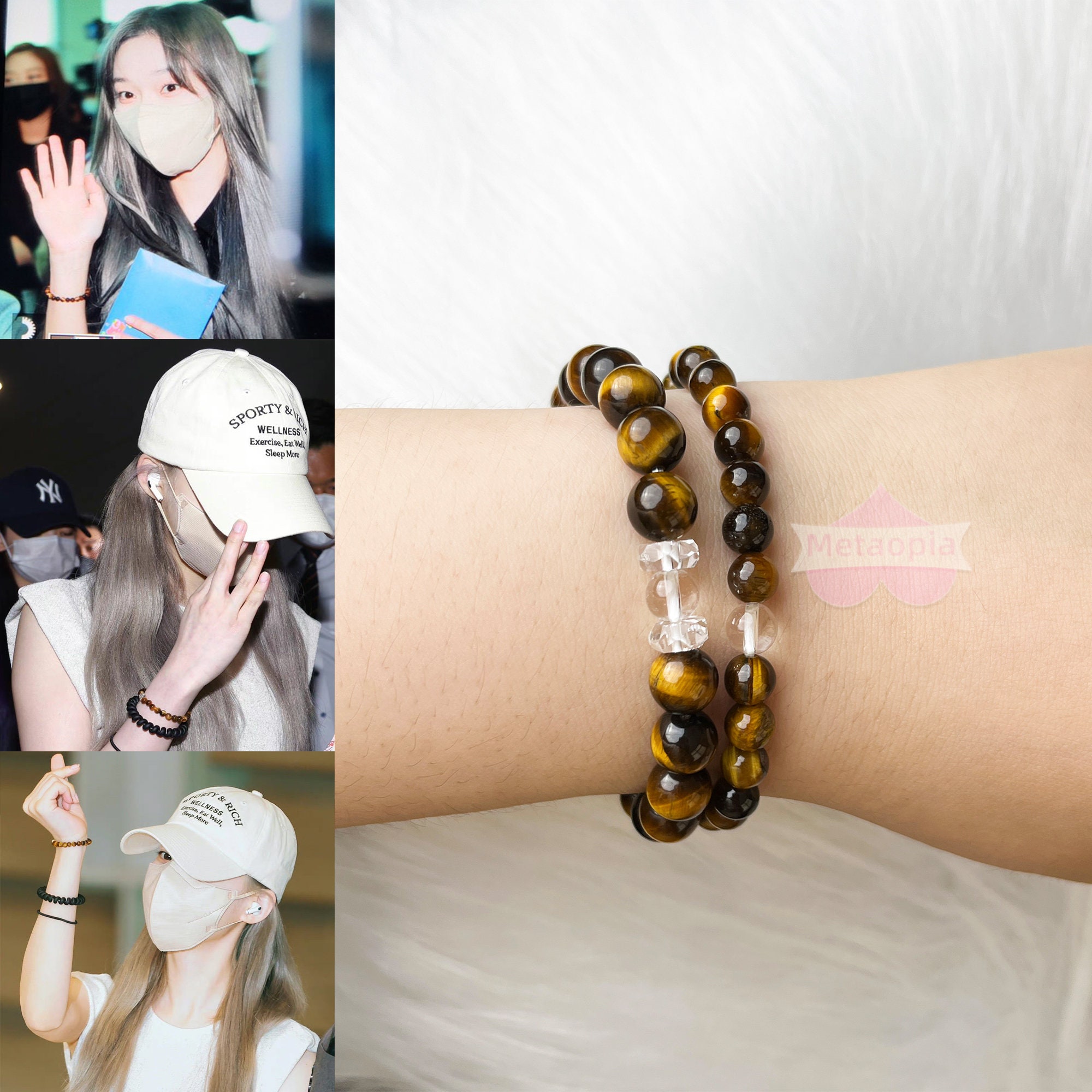 aespa KARINA 着用 Terraforming - Crack Bracelet (3 COLOR) Karina Trio Bracelet Diamond
