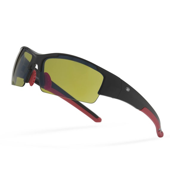 Golf Sunglasses for Men Women Wrap Semi-rimless Sports Sunglasses Golfing  Baseball Shades UV Protection Sun Glasses -  Canada