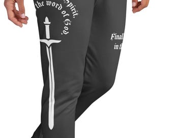 Pantalones deportivos de las Escrituras para mujer - Pantalones deportivos de la Armadura de Dios Efesios