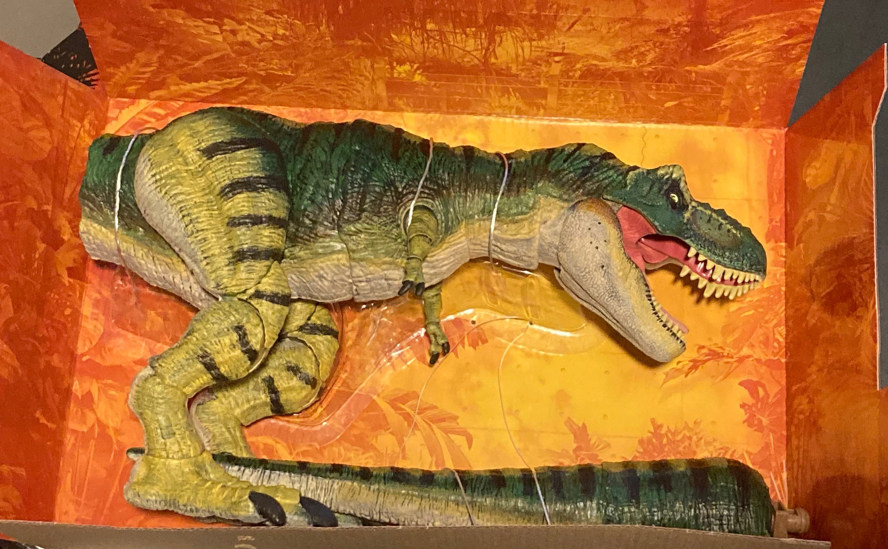 Custom Jurassic Park World Hammond Collection Bull Tyrannosaurus