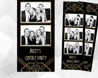 Great Gatsby Photobooth Vorlage